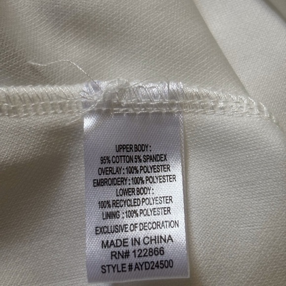 Zhenzi Pink and Cream Spaghetti Strap formal dress in size S (6-7) - Picture 4 of 4